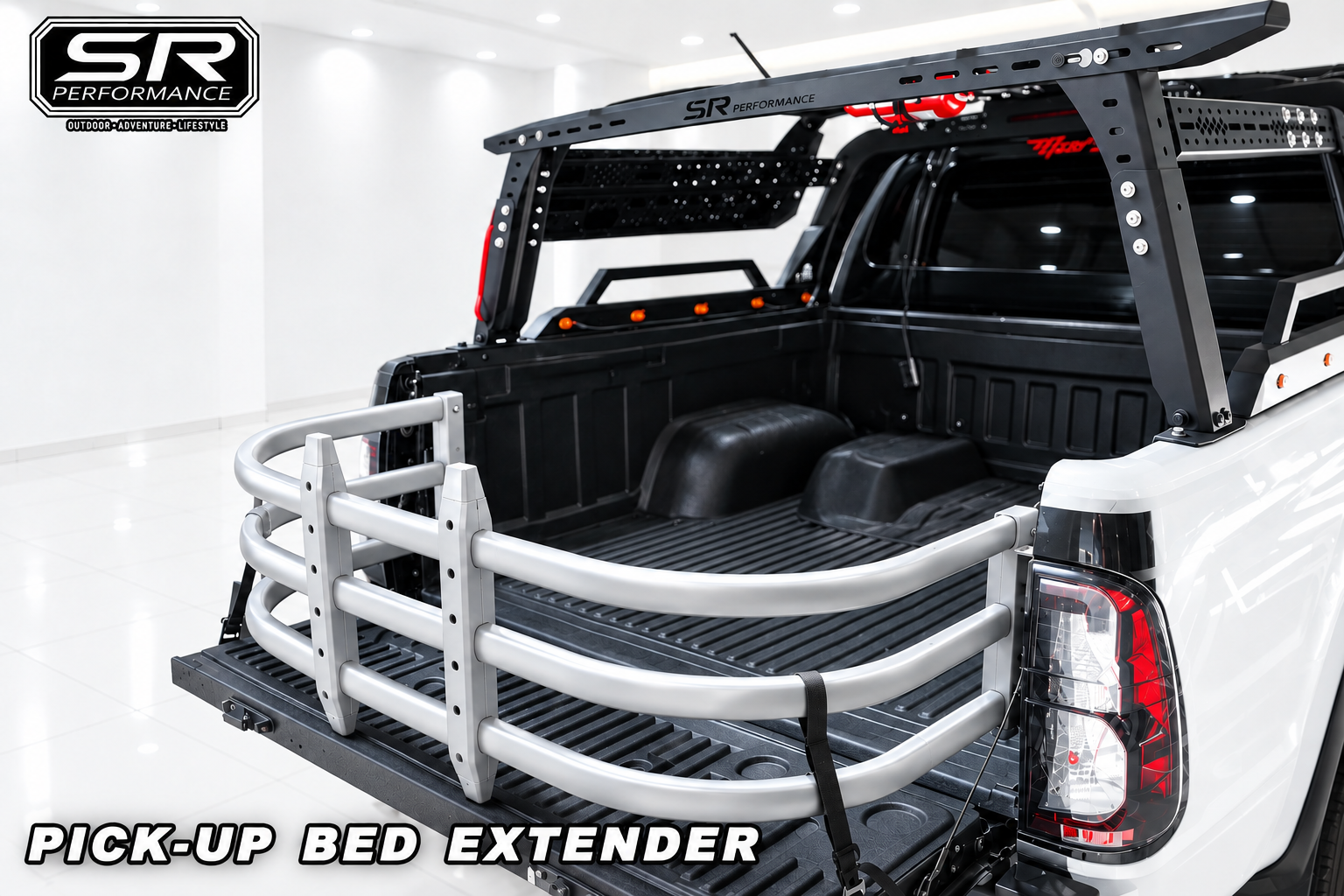 SR BED EXTENDER (UNIVERSAL) SILVER